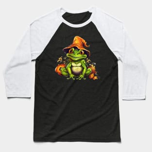 Frog Hallowen Gift Baseball T-Shirt